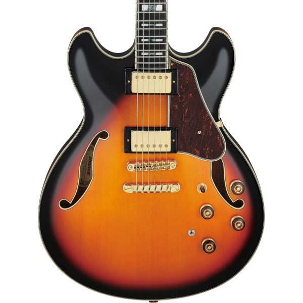 Ibanez AS113BS AS Artstar Semi-Hollow Electric Guitar, Brown Sunburst Supply