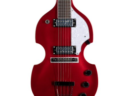 Hofner Ignition Pro Violin Guitar in Red Hot on Sale