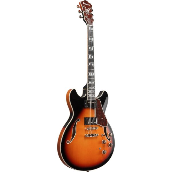 Ibanez AS113BS AS Artstar Semi-Hollow Electric Guitar, Brown Sunburst Supply