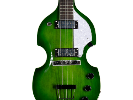 Hofner Ignition Pro Violin Guitar in Green on Sale