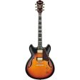 Ibanez AS113BS AS Artstar Semi-Hollow Electric Guitar, Brown Sunburst Supply