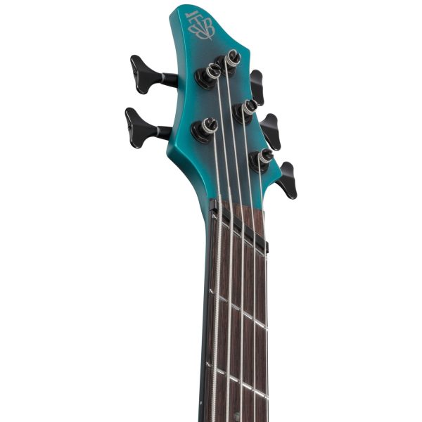 Ibanez BTB605MSCEM 5-String Electric Bass w  Case, Cerulean Aura Burst Matte Online Hot Sale