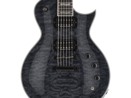 ESP LTD EC-1000 Piezo Electric Guitar, See Thru Black Online Hot Sale