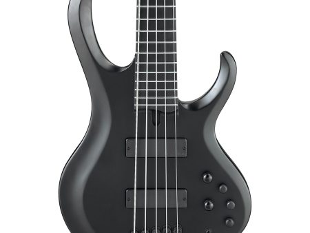 Ibanez BTB625EXBKF BTB Iron Label 5-String Electric Bass, Black Flat Cheap