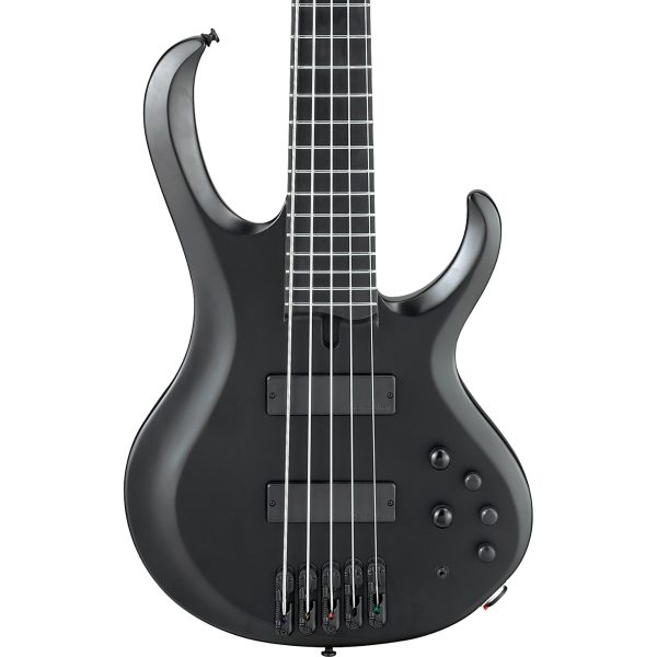 Ibanez BTB625EXBKF BTB Iron Label 5-String Electric Bass, Black Flat Cheap