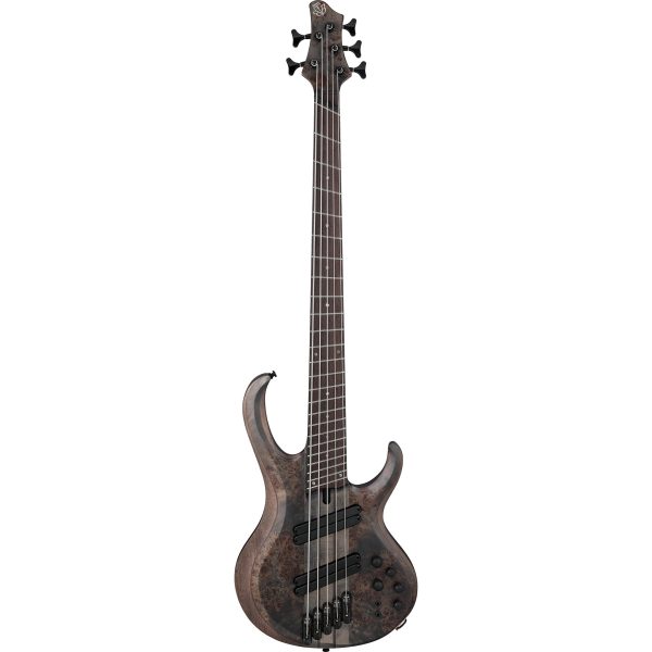 Ibanez BTB805MSTGF BTB Bass Workshop 5-String Electric Bass, Transparent Gray Flat w  Case Sale