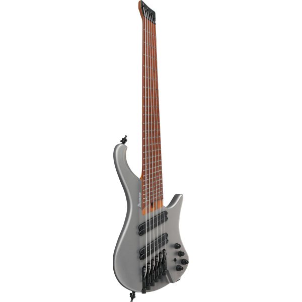 Ibanez EHB1006MSMGM 6-String Headless Bass w  Gig Bag, Metallic Gray Matte Discount