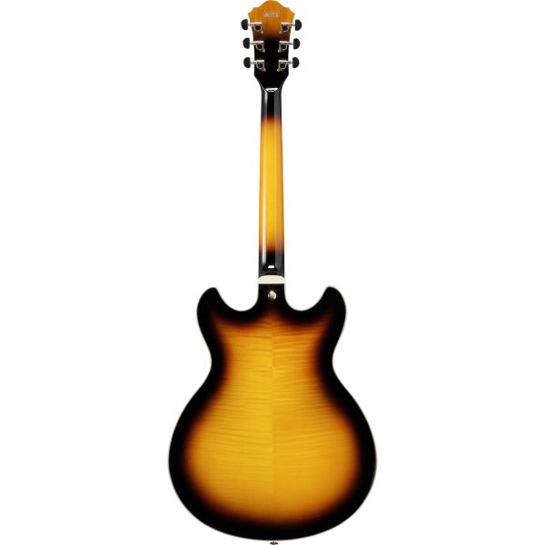 Ibanez AS93FMAYS AS Artcore Semi-Hollow Electric Guitar, Antique Yellow Sunburst Online