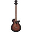 Ibanez AEGB24EMHS Acoustic Electric Bass Guitar, Mahogany Sunburst High Gloss Online now