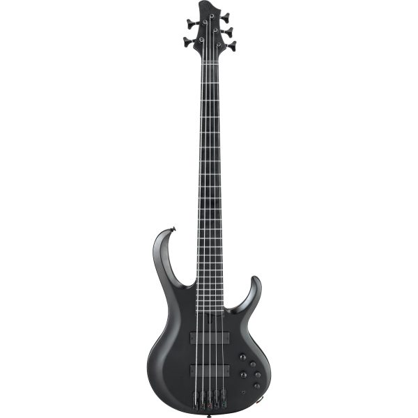 Ibanez BTB625EXBKF BTB Iron Label 5-String Electric Bass, Black Flat Cheap