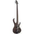 Ibanez BTB805MSTGF BTB Bass Workshop 5-String Electric Bass, Transparent Gray Flat w  Case Sale