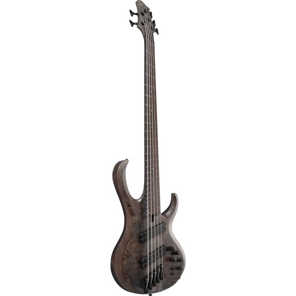 Ibanez BTB805MSTGF BTB Bass Workshop 5-String Electric Bass, Transparent Gray Flat w  Case Sale