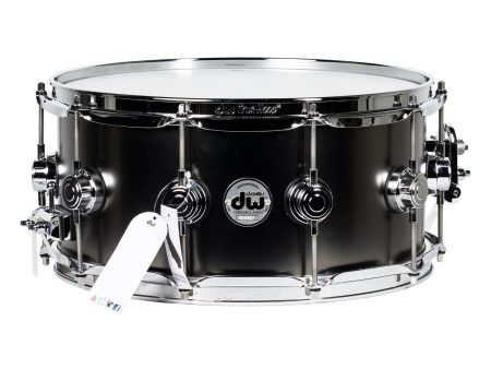 Drum Workshop Collectors Series 6.5x14 Snare Drum - Satin Black Nickel on Sale