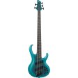 Ibanez BTB605MSCEM 5-String Electric Bass w  Case, Cerulean Aura Burst Matte Online Hot Sale