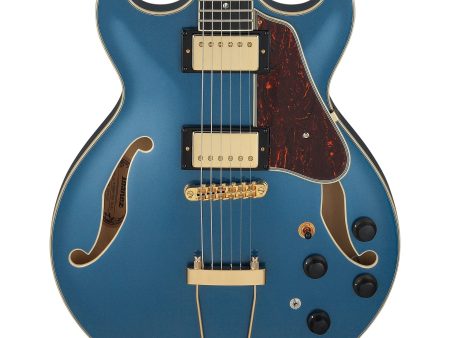 Ibanez AMH Artcore Expressionist Full-hollow Electric Guitar, Prussian Blue Metallic Online now