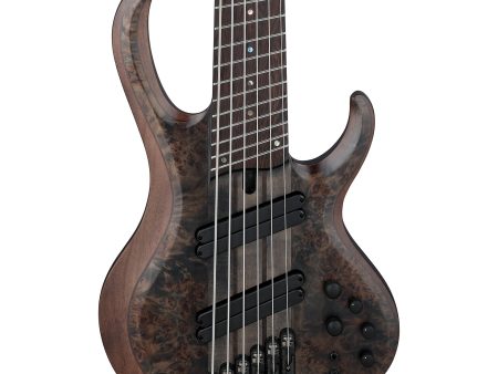 Ibanez BTB806MSTGF BTB Standard 6-String Electric Bass, Transparent Gray Flat w  Case Cheap