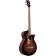 Ibanez AEGB24EMHS Acoustic Electric Bass Guitar, Mahogany Sunburst High Gloss Online now