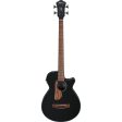 Ibanez AEGB24EBKH Acoustic Electric Bass Guitar, Black High Gloss Online now