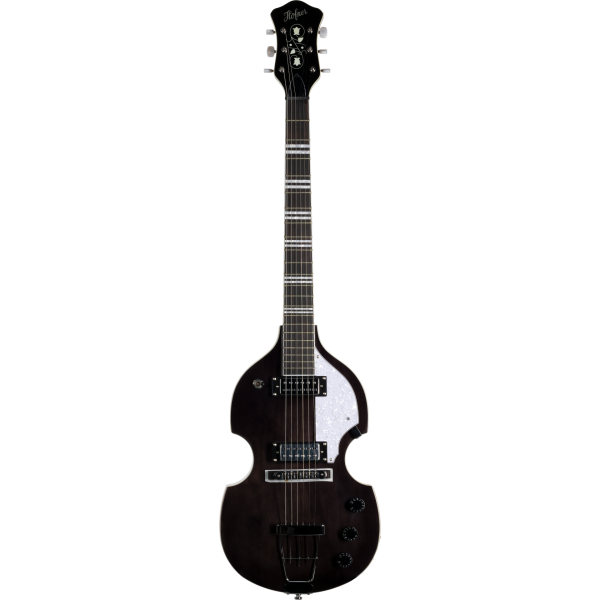 Hofner Ignition Pro Violin Guitar in Transparent Black on Sale