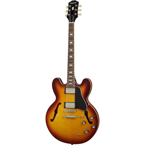 Epiphone ES-335 Semi Hollow Electric Guitar - Raspberry Tea Burst Online Sale