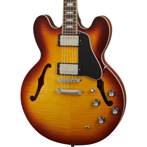 Epiphone ES-335 Semi Hollow Electric Guitar - Raspberry Tea Burst Online Sale