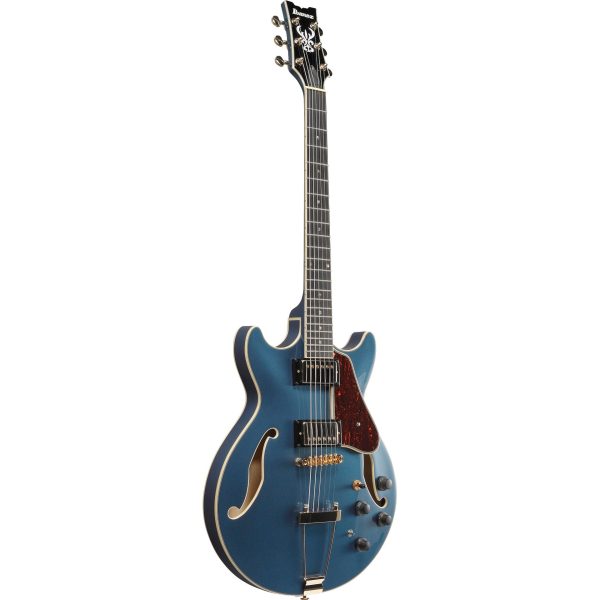 Ibanez AMH Artcore Expressionist Full-hollow Electric Guitar, Prussian Blue Metallic Online now