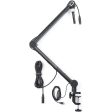 Gator GFWMICBCBM4000 Professional Broadcast Boom Mic Stand W  Led Light Sale