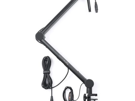 Gator GFWMICBCBM4000 Professional Broadcast Boom Mic Stand W  Led Light Sale