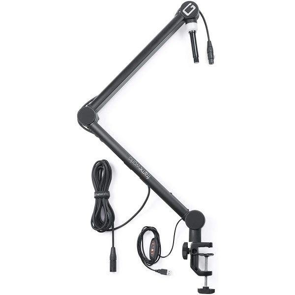 Gator GFWMICBCBM4000 Professional Broadcast Boom Mic Stand W  Led Light Sale