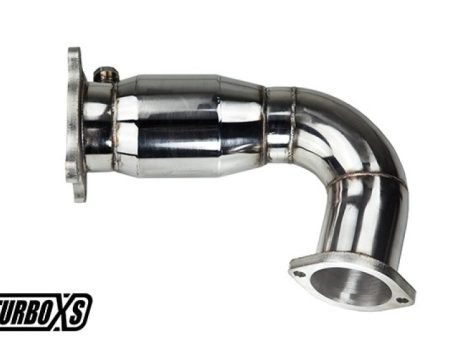 Turbo XS 2015+ Subaru WRX Front Pipe w  Catalytic Converter on Sale