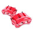 Power Stop 00-01 Lexus ES300 Rear Red Calipers w Brackets - Pair For Sale