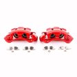 Power Stop 00-05 Ford Excursion Front Red Calipers w Brackets - Pair Fashion