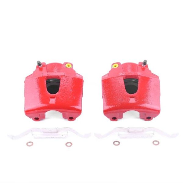 Power Stop 00-02 Dodge Dakota Front Red Calipers w o Brackets - Pair on Sale