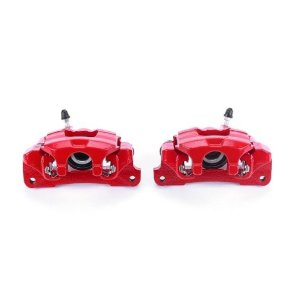 Power Stop 00-01 Lexus ES300 Rear Red Calipers w Brackets - Pair For Sale