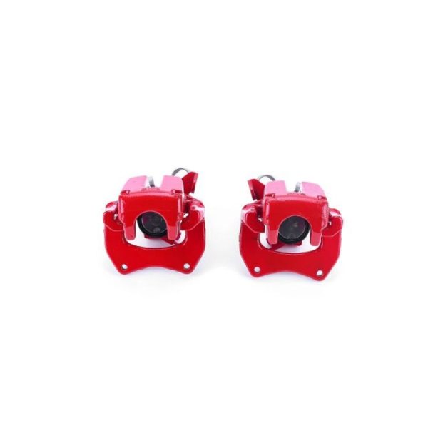 Power Stop 00-04 Audi A6 Quattro Rear Red Calipers w Brackets - Pair For Sale