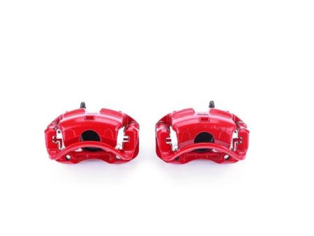 Power Stop 00-06 Nissan Sentra Front Red Calipers w Brackets - Pair For Discount