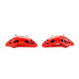 Power Stop 00-02 Dodge Ram 2500 Front Red Calipers w Brackets - Pair Cheap