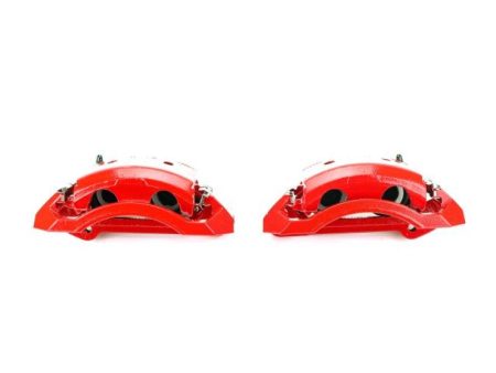 Power Stop 00-02 Dodge Ram 2500 Front Red Calipers w Brackets - Pair Cheap